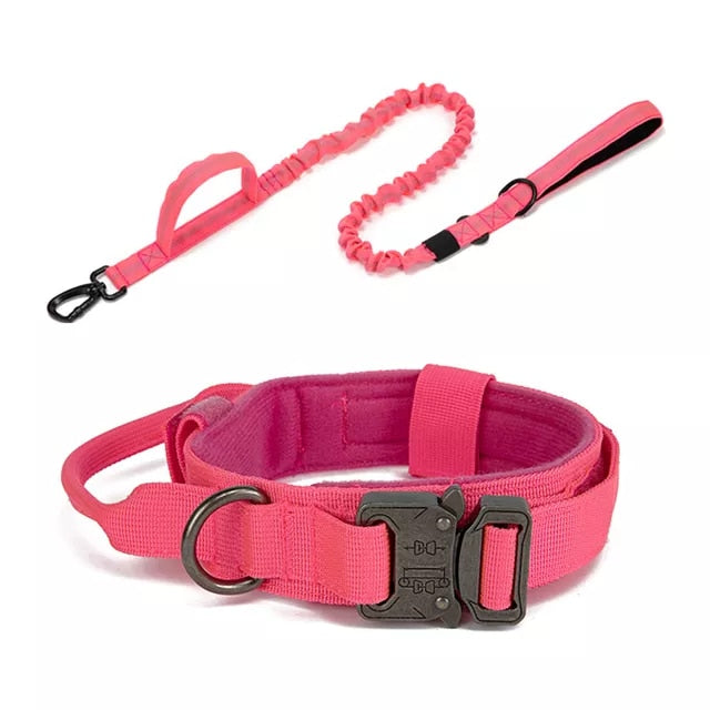 Durable Tactical Dog Collar and Leash