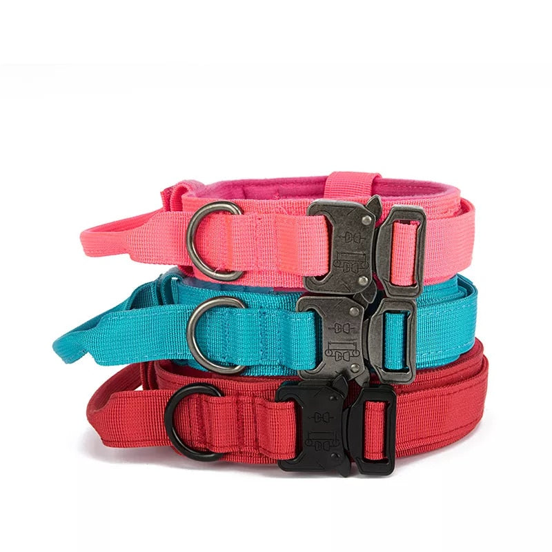 Durable Tactical Dog Collar and Leash