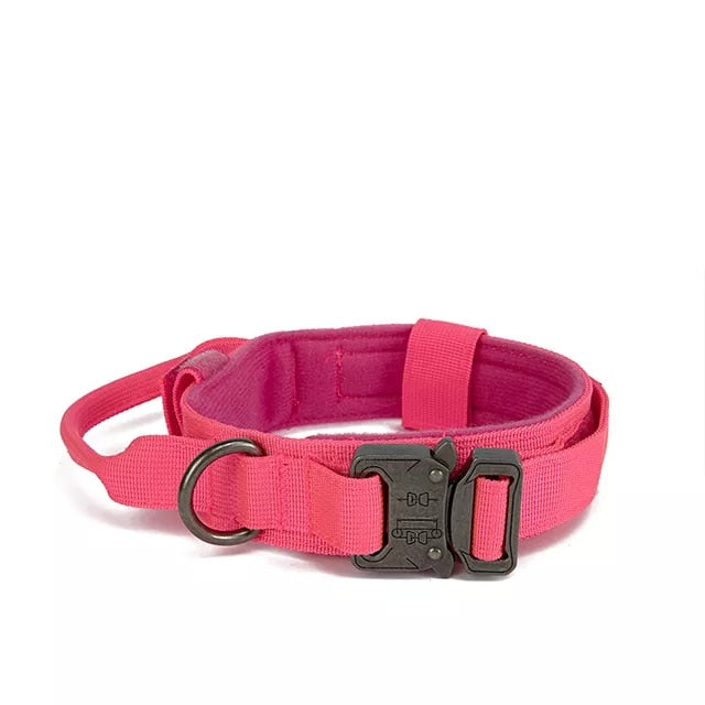 Durable Tactical Dog Collar and Leash
