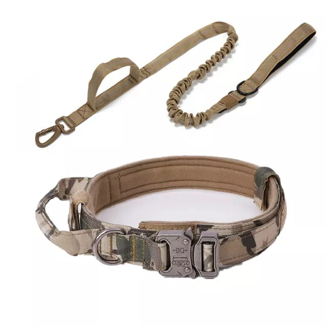 Durable Tactical Dog Collar and Leash