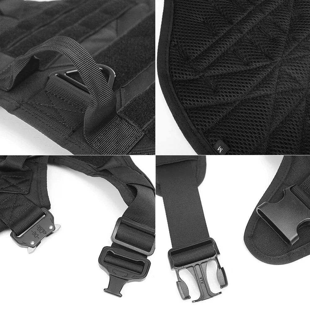 Tactical Dog Harness and Leash Set