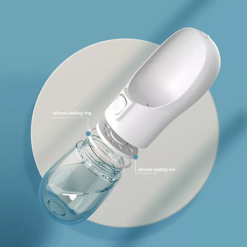 Portable Water Dispenser w/ Built-In Bowl