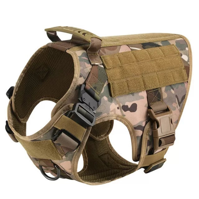 Tactical Dog Harness and Leash Set