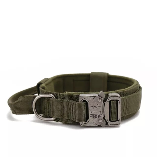 Durable Tactical Dog Collar and Leash