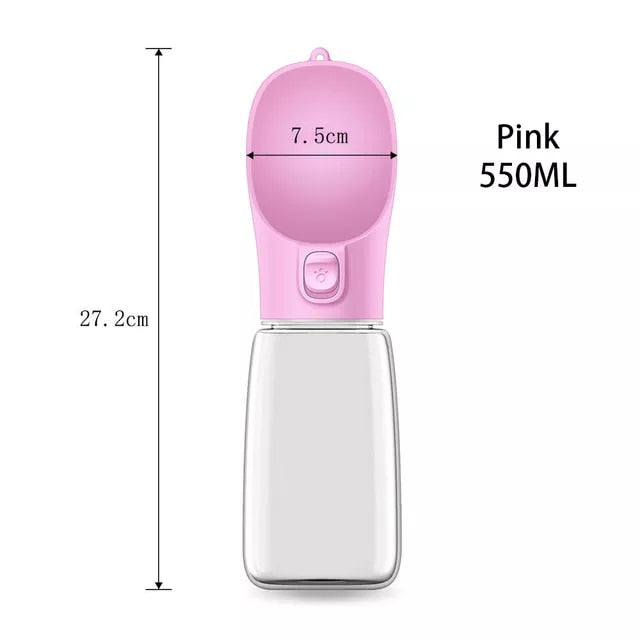 Portable Water Dispenser w/ Built-In Bowl
