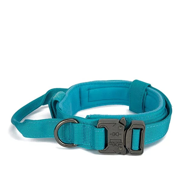 Durable Tactical Dog Collar and Leash