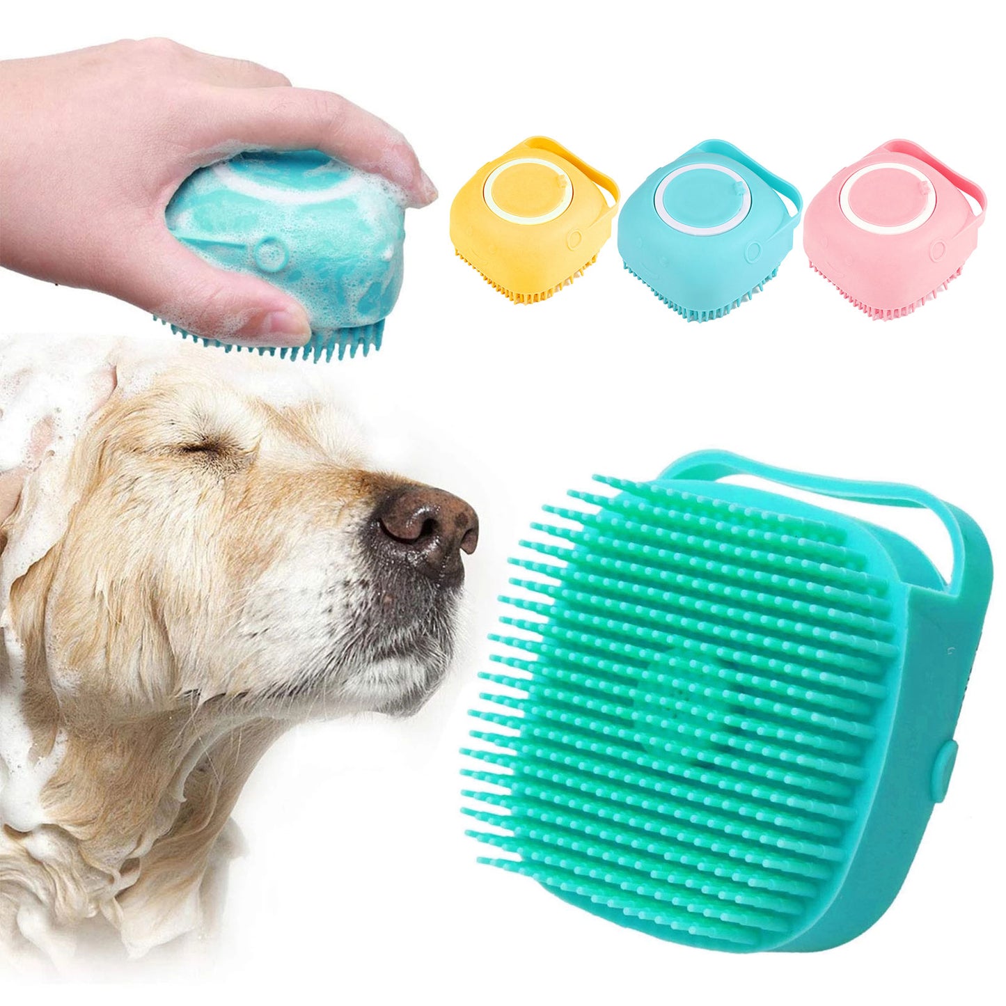 Pet Shampoo Bath Brush