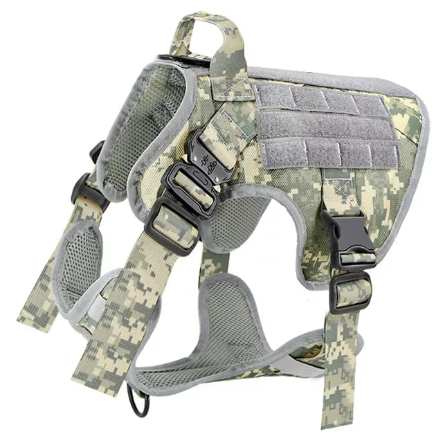 Tactical Dog Harness and Leash Set
