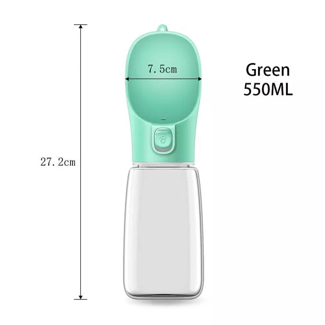 Portable  Water Dispenser w/ Built-In Bowl